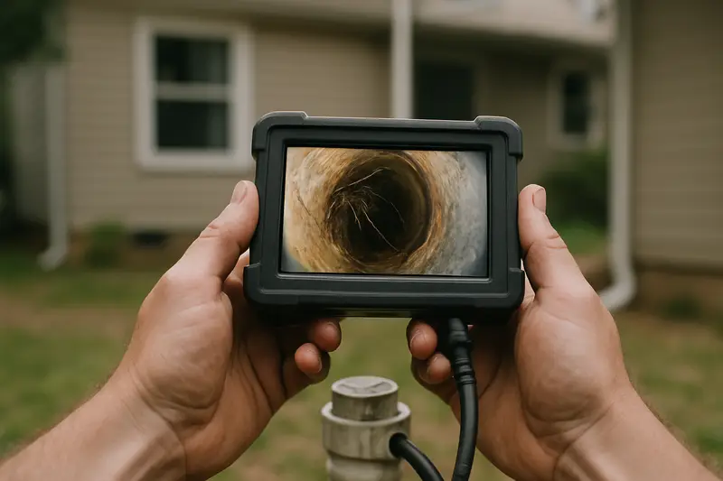 Camera inspection on site